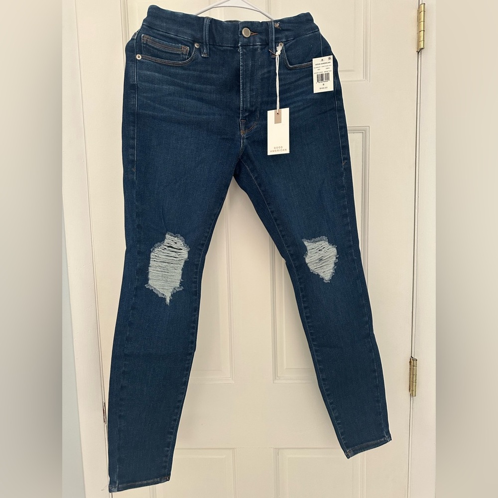 Good American stretch jeans  by Kardashian